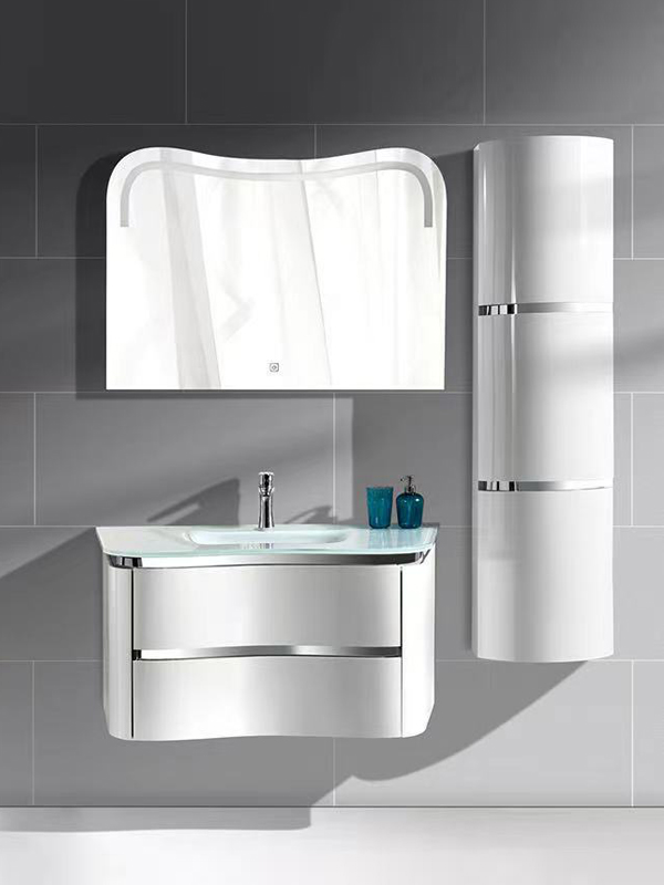 KP-5806 Dulap de baie modern din PVC pentru hotel