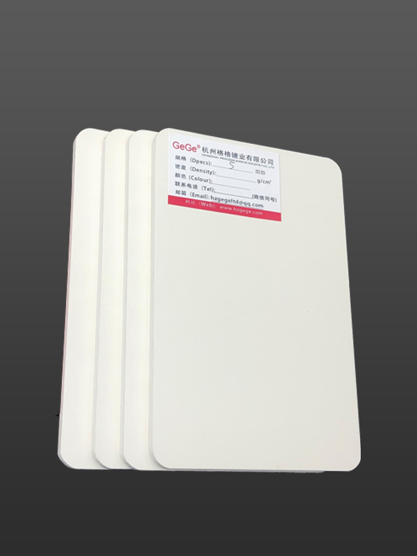 Placă de spumă PVC albă, impermeabilă, imprimată pe o singură față, de 5 mm